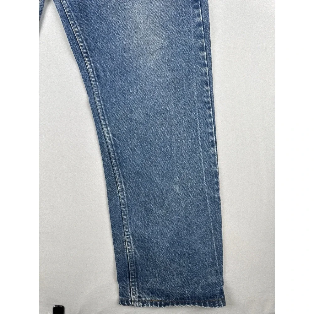 Vintage 80s Levi's Orange Tab USA Made Straight Leg Jeans 42x31